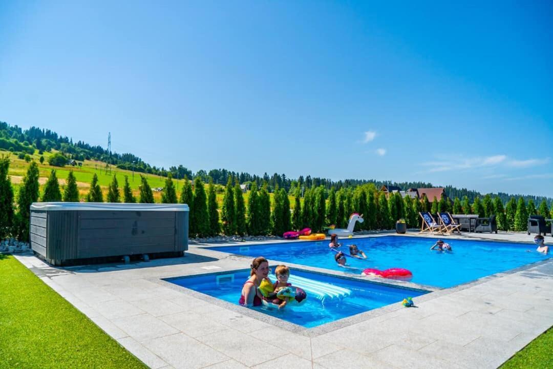 Aparthotel Rabian-Ski Zewnetrzny Basen Oraz Jacuzzi Z Podgrzewana Woda Sala Zabaw I Dmuchaniec Bialka Tatrzanska Buitenkant foto